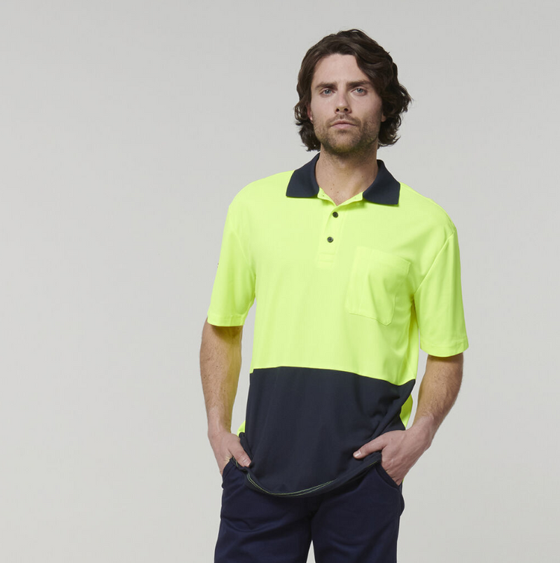 Hard Yakka Core Mens Hi Vis Polo S/S