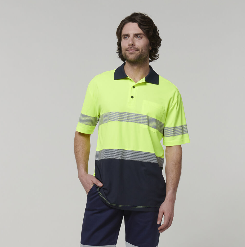 Hard Yakka Core Mens Taped S/S Polo