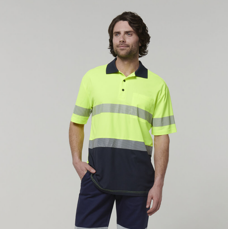 Hard Yakka Core Mens Taped S/S Polo