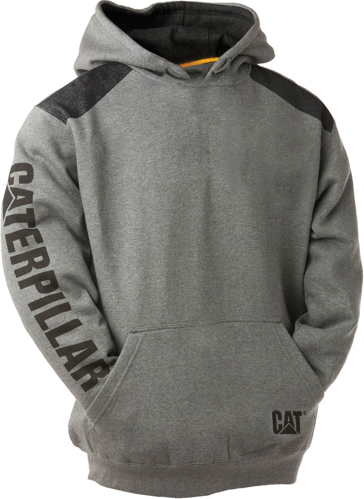CAT Logo Panel Hooded Sweat