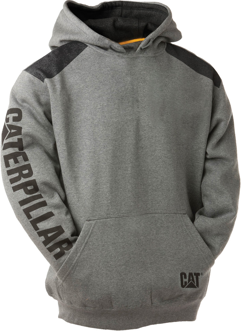CAT Logo Panel Hooded Sweat