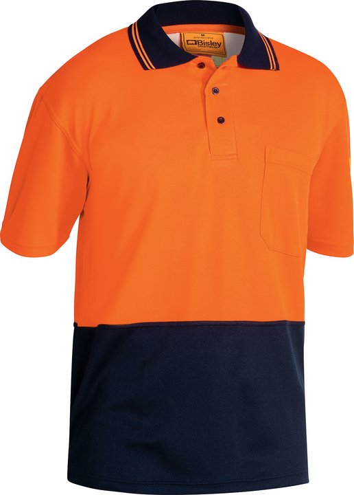 Bisley 2 Tone Hi Vis Polo Shirt S/S