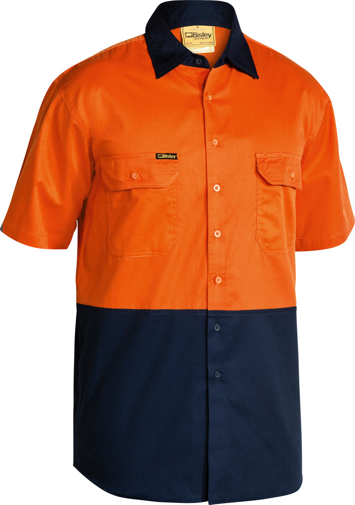 Bisley 2 Tone Cool Lightweight Drill Shirt S/S