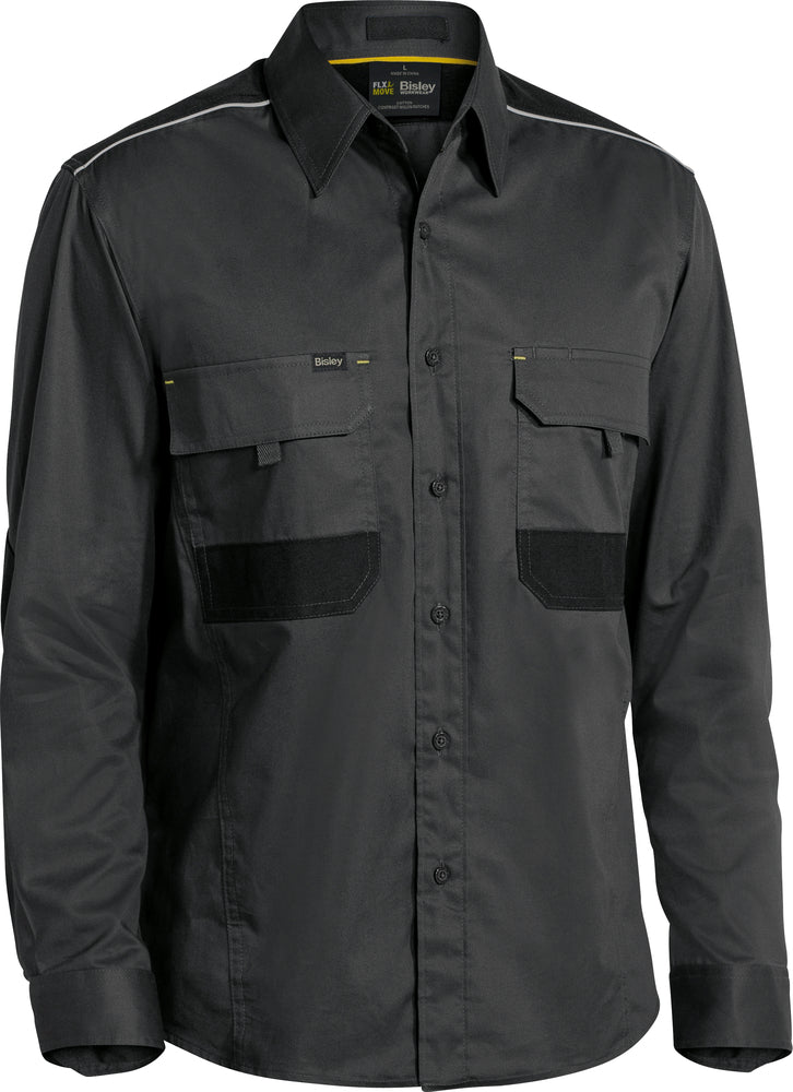 Bisley Flex and Move Mechanical Stretch Shirt L/S