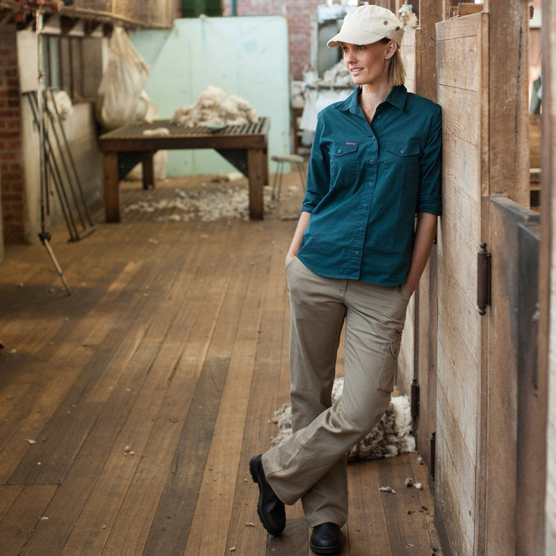 Green Hip Ladies Cargo Pants