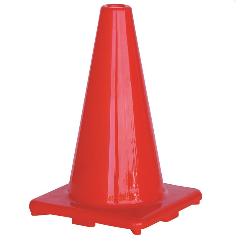 Orange PVC Traffic Cones 300mm