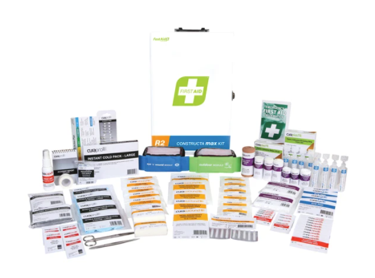 First Aid Kit R2 Constructa Max Kit Metal Wall Mount