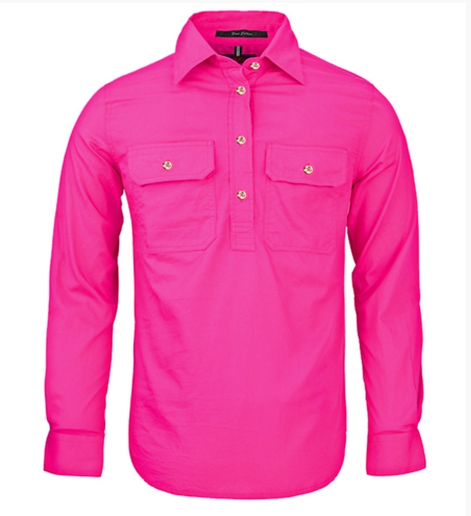 Ritemate Pilbara Ladies Closed Front L/S Shirt