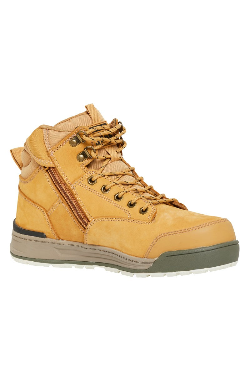 Hard Yakka 3056 Safety Zip up Boot Wheat