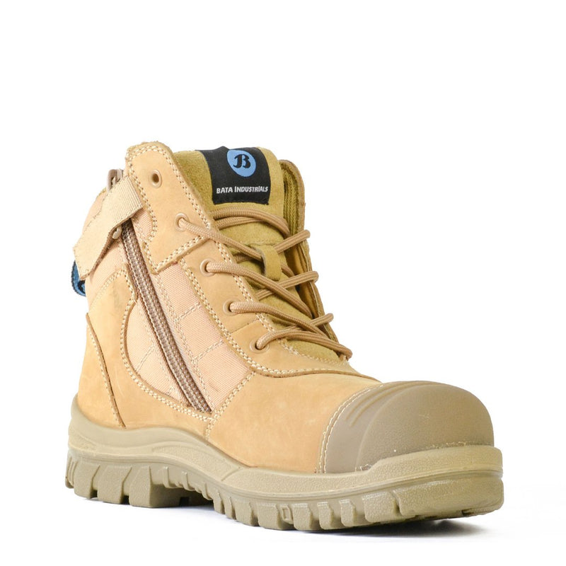 Bata Zippy Naturals Zip up Wheat